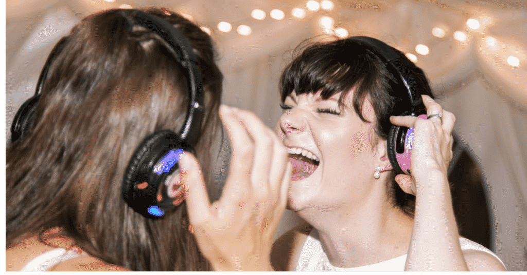 10 Reasons to hire a silent disco wedding