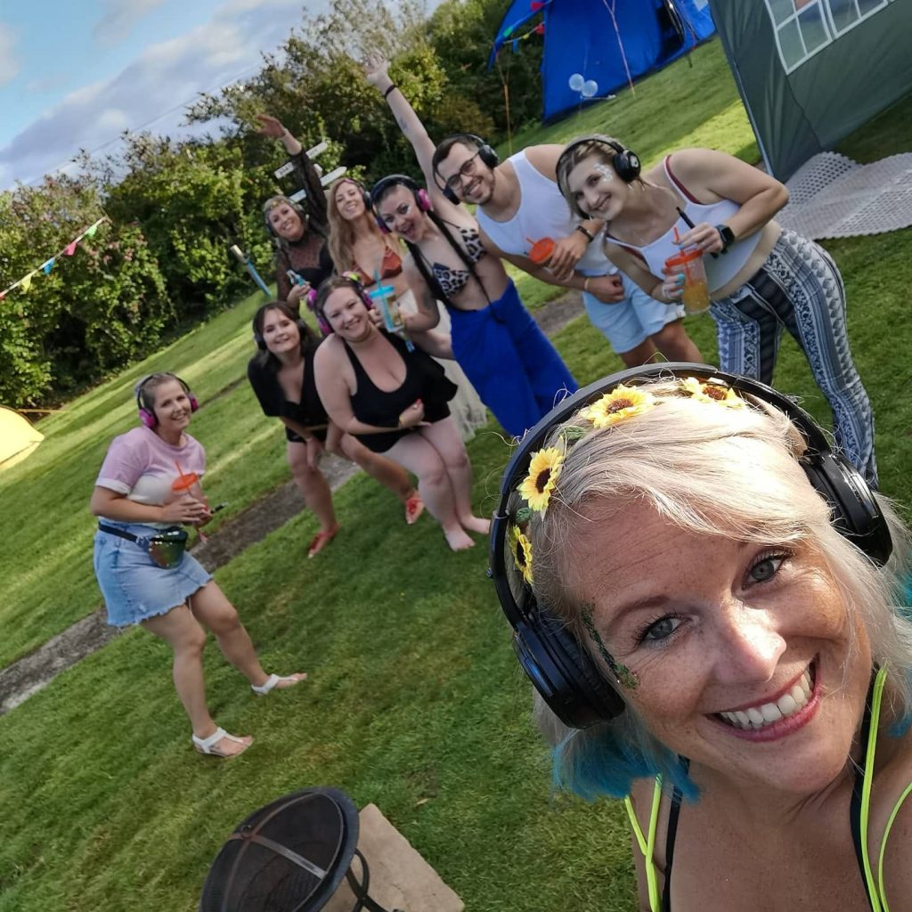 Hire silent disco headphones and have a silent disco at home