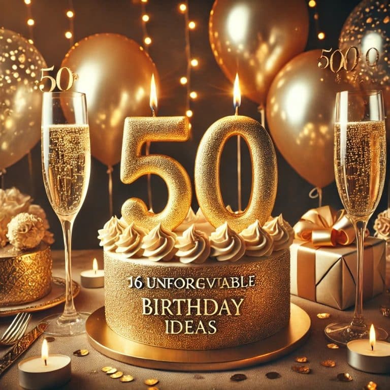 16 Unforgettable 50th Birthday Ideas: